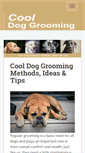 Mobile Screenshot of cooldoggrooming.com